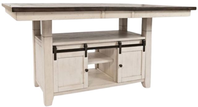 Jofran Inc. Madison County Vintage White High/Low Extension Table-0