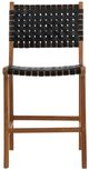 Dovetail Furniture Dale Antique Black/Natural Counter Stool-1