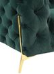 VIG Furniture Divani Casa Sheila Emerald Green Loveseat-1