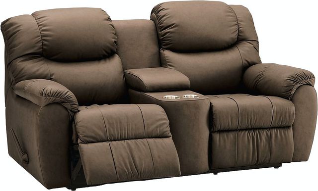 Palliser® Furniture Customizable Regent Reclining Loveseat with Console-1