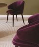 Moe's Home Collection Stewart Purple Dining Arm Chair-4