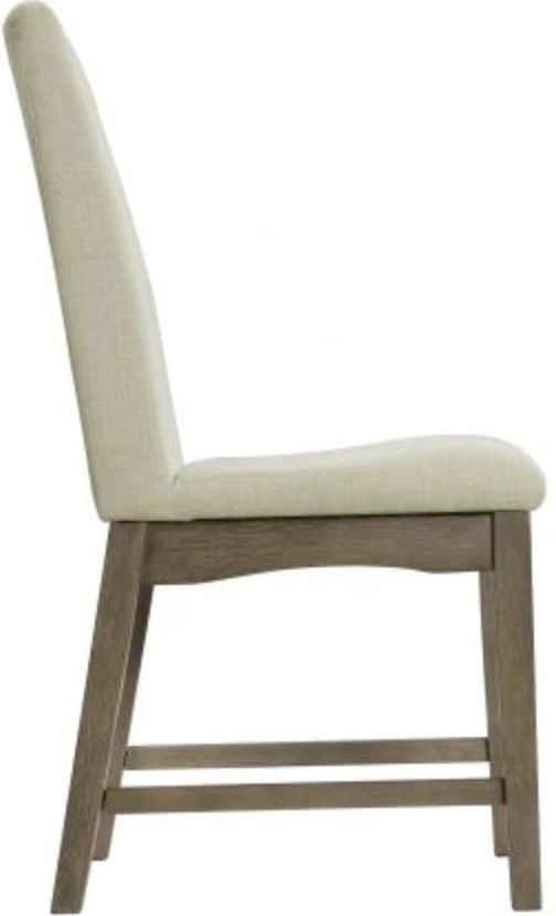 Elements International Dapper Gray Dining Side Chair-1
