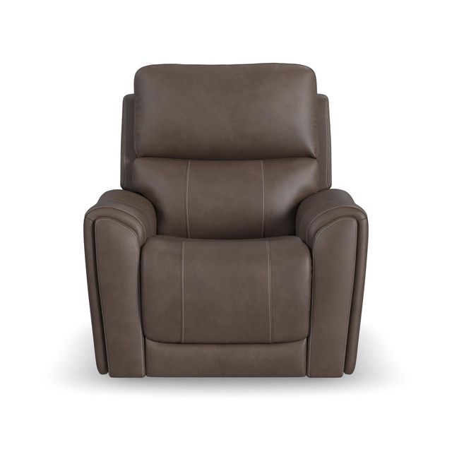 Flexsteel® Carter Cappuccino Power Rocking Recliner with Power Headrest and Lumbar-0