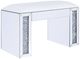 ACME Furniture Noralie Mirrored/White Vanity Stool-0
