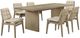Coaster® Decker 7-Piece Cream/Natural Oak Rectangular Dining Table Set-0