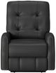 Flexsteel® Customizable Devon Leather Power Recliner with Nailhead Trim-3