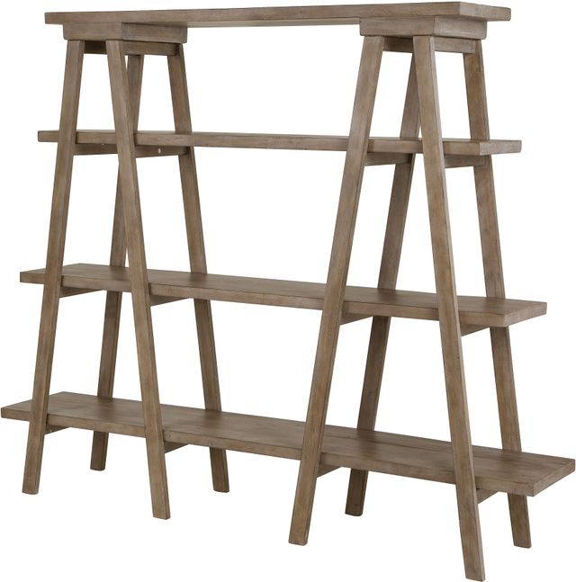 Magnussen Home® Lancaster Dovetail Grey Door Bookshelf-1