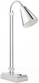 Currey & Company Symmetry Polished Nickel Desk Lamp-1