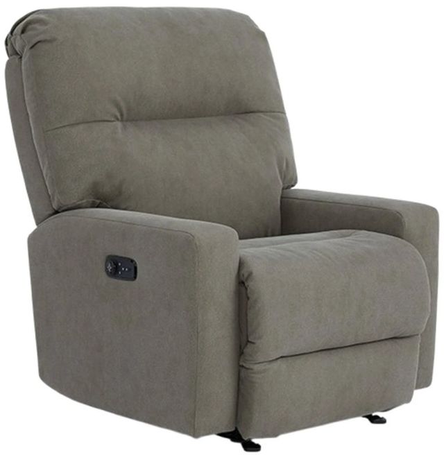 Best® Home Furnishings Customizable Kenley Vinyl Power Space Saver Recliner with Heat, Massage and Power Tilt Headrest-0
