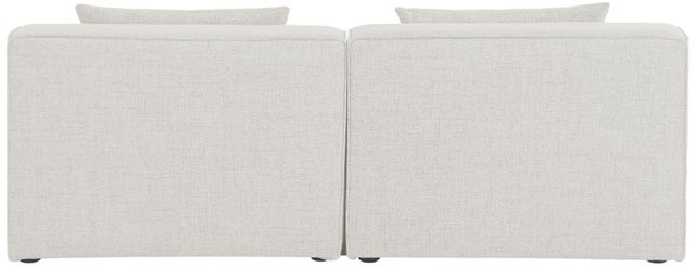 Meridian Furniture Cube 2-Piece Cream Armless Modular Sectional Loveseat-2