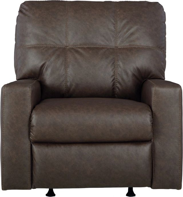 Benchcraft® Barlin Mills Umber Manual Rocker Recliner-1
