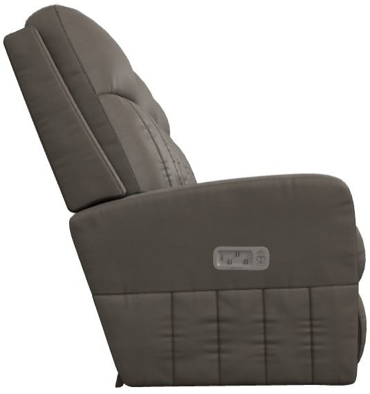 La-Z-Boy® Finley Otter Leather Power Wall Reclining Sofa with Headrest-3