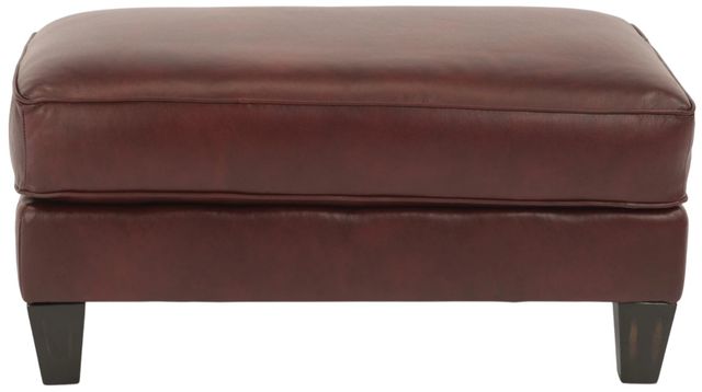 Flexsteel® Westside Burgundy Cocktail Ottoman-1
