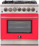 FORNO® 30" Red Pepper Range Door-1
