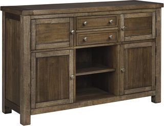 Signature Design by Ashley® Moriville Grayish Brown Dining Room Server