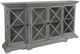 Jofran Inc. Carrington Gray Large Breakfront Cabinet-0