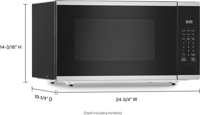 Maytag® 2.2 Cu. Ft. Fingerprint Resistant Stainless Steel Sensor Cooking Countertop Microwave-4