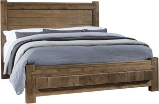 Vaughan-Bassett Dovetail Natural Queen Poster Bed