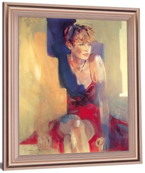 Classy Living Crimson Reflection Wall Art-2