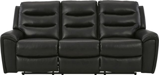 Signature Design by Ashley® Warlin Black Power Reclining Sofa-0