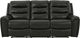 Signature Design by Ashley® Warlin Black Power Reclining Sofa-0