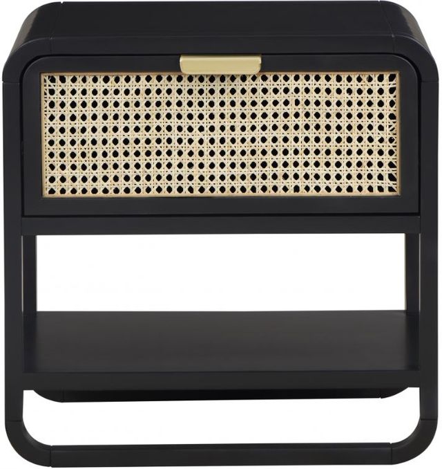 Meridian Furniture Sage Black Nightstand-1
