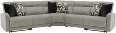 Signature Design By Ashley® Colleyville 5-Piece Stone Reclining Sectional