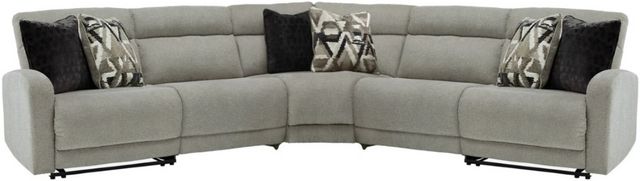 Signature Design By Ashley® Colleyville 5-Piece Stone Reclining Sectional