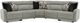 Signature Design By Ashley® Colleyville 5-Piece Stone L-Shape Power Reclining Sectional Sofa-0
