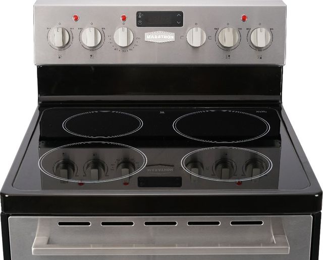 Marathon® 24" Stainless Steel Freestanding Electric Range-3