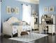 Homelegance® CinderellaGray Writing Desk with Antique White Legs-1