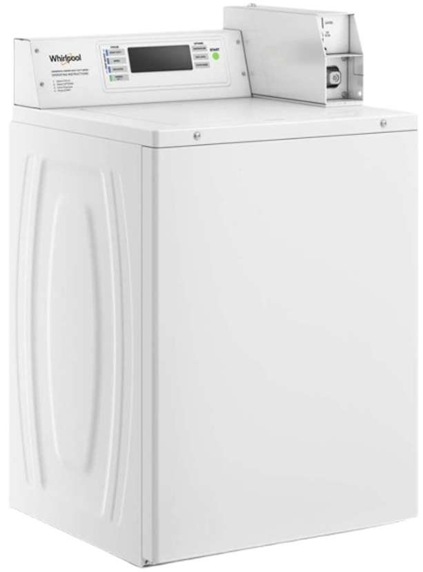 Whirlpool Commercial 3.3 Cu. Ft. White Agitator Top Load Washer-1