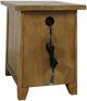Jofran Inc. Telluride Gold Power Chairside Table-4
