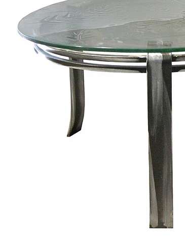 Forge Design Oasis Glass Top Coffee Table-1