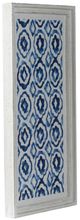 A & B Home 2-Piece Blue/White Abstract Wall Decor Sculpture Set-1