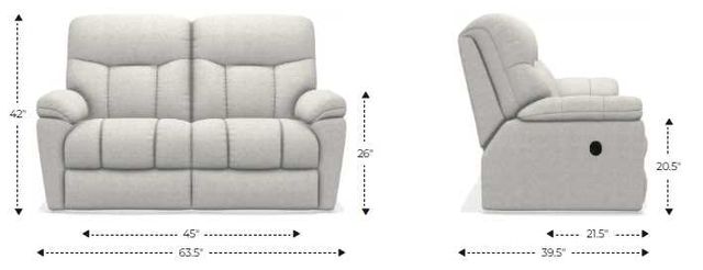 La-Z-Boy® Morrison Saddle Manual Reclining Loveseat-2
