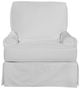 Braxton Culler Customizable Belmont Slipcovered Swivel Chair-1