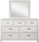Riverside Furniture Osborne Winter White 7-Drawer Dresser-2