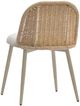 TOV Furniture Alexa Cream/Natural Linen/Rattan Outdoor Dining Chair-4