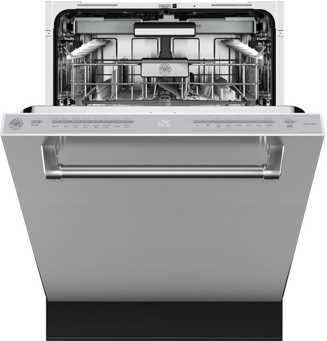 Bertazzoni 24" Stainless Steel Top Control Built-In Dishwasher-1