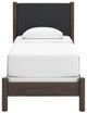 Signature Design by Ashley® Pamytta Brown Twin Upholstered Panel Bed-2