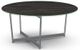 Amisco Customizable Jill Italian Porcelain Round Coffee Table with X-Shaped Metal Frame-0