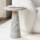 Classic Home Huxley Rusty Gray Marble End Table-1