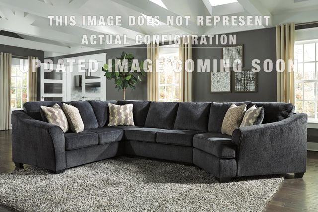 Signature Design by Ashley® Eltmann 4-Piece Slate Cuddler Sectional -0