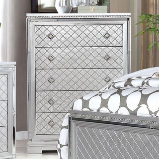 Furniture of America® Belleterre Silver Chest