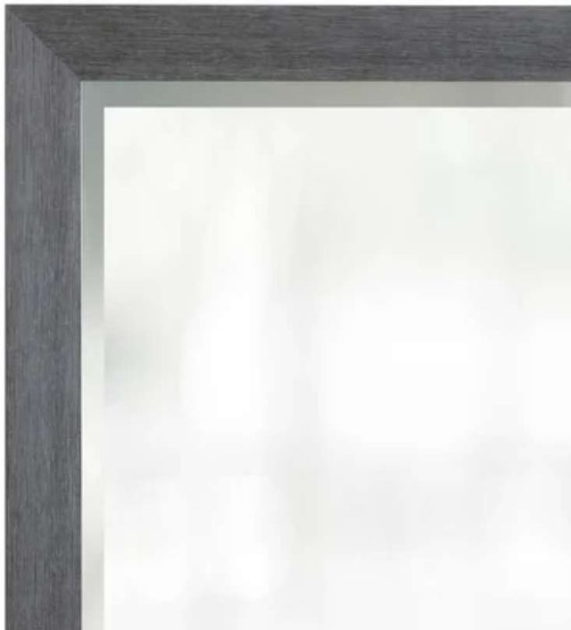 Stylecraft Weathered Gray Beveled Glass Mirror -1