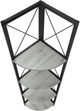 Monarch Specialties Inc. Black/Grey Bookcase-3