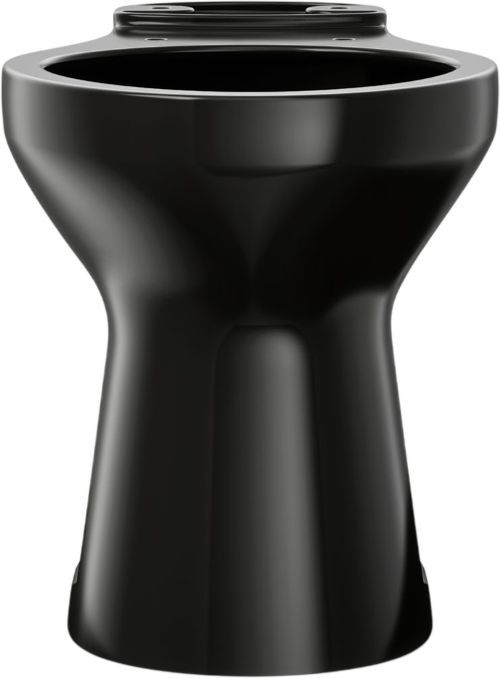 KOHLER® Cimarron® Black Elongated Chair-Height Toilet Bowl with Fully Glazed Trapway-1