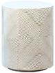 Dovetail Furniture Tarita White Concrete Outdoor Side Table-0
