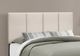 Monarch Specialties Inc. Beige Linen with Black Wood Legs Queen Bed-1
